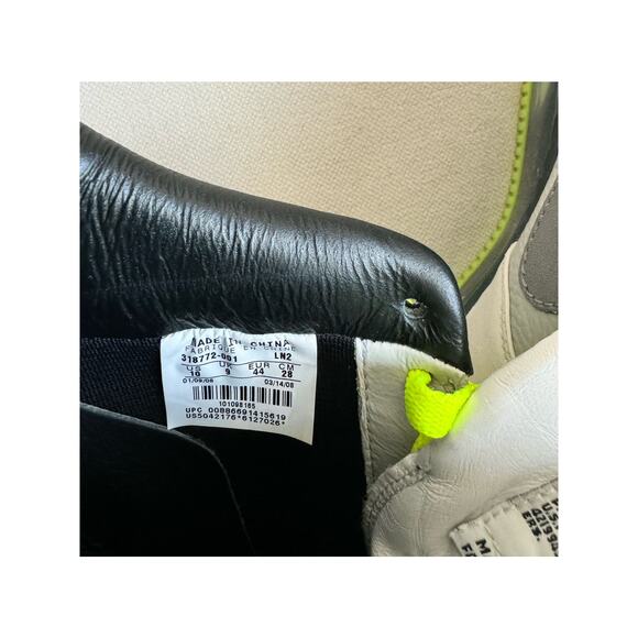Nike Air Force 1 Supreme Max Air 95 Natural Grey Neon 318772-001, Size 10